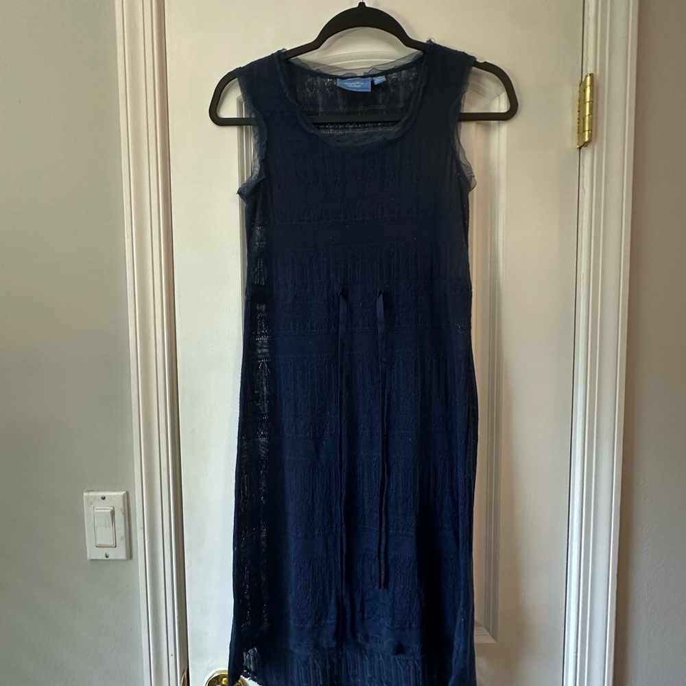 Simply Vera Vera Wang Black Sheath Midi Dress